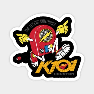 vintage klol 101 fm houston radio Magnet