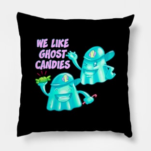 Ghost Candies Pillow