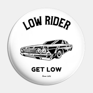 Low Rider Vintage Car Pin