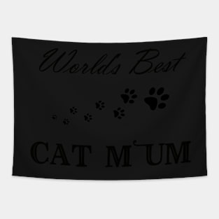 World's Best Cat Mum Tapestry