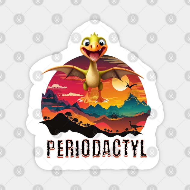 Periodactyl Magnet by TempoTees