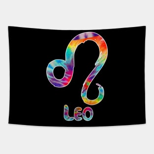 Leo tie dye Tapestry