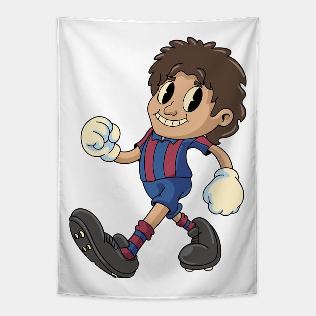 Football Boy Tapestry by milatees