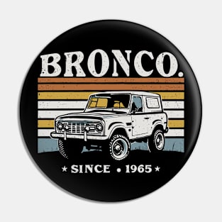 Bronco Classic Car Pin