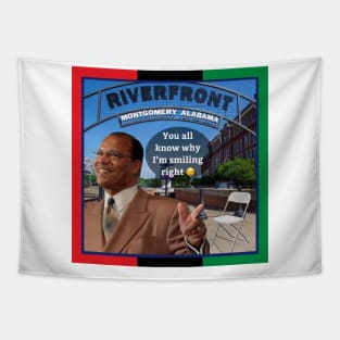 Montgomery Alabama Riverfront Brawl Tapestry