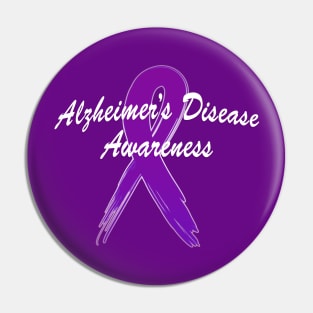 Alzheimers Disease Ribbon of Hope Pin