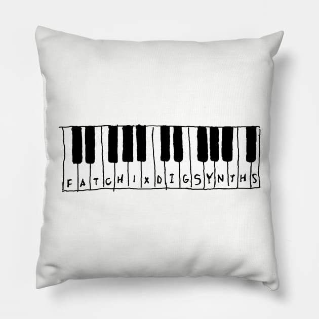FCDS keys Pillow by sinewave_labs