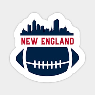 New England Boston Football Magnet