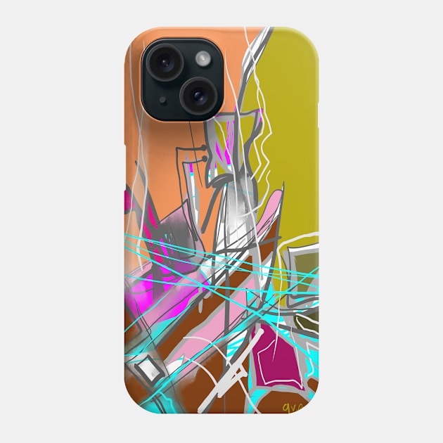 Abstract thoughts Phone Case by sukhpalgrewal