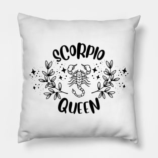 Scorpio Queen Pillow