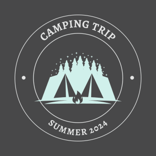 Camping Trip Summer 2024 Summer Vacation Camping Trip Family 2024 Vacation T-Shirt