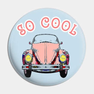 So Cool Vintage Car Pin