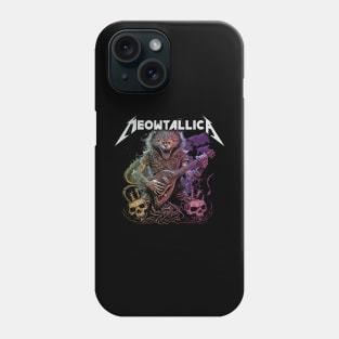 Meowtallica - Meowster of Puppets Phone Case