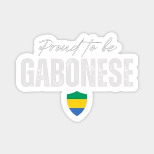 Proud gabonese, Gabon flag Magnet