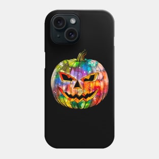 Rainbow Jack O Lantern #2 Phone Case