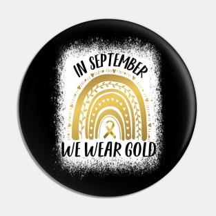 In September we wear gold..Childhood cancer awareness Pin