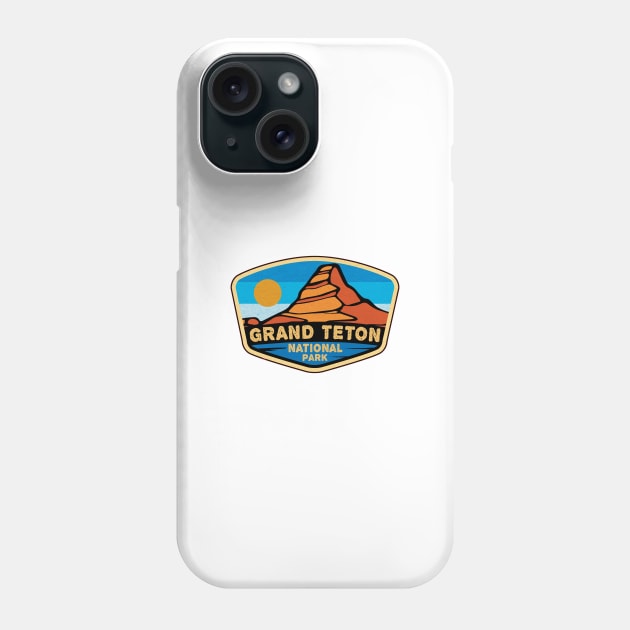 Grand Teton National Park Wyoming Tetons Phone Case by DD2019
