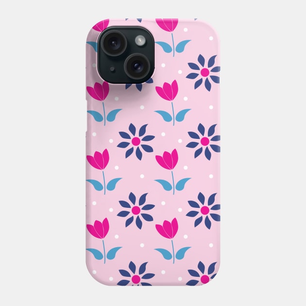 Floral Flower Pattern Phone Case by nzbworld
