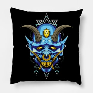 oni mask Pillow