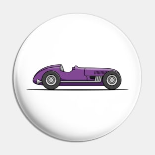 Classic Racing Car - Purple Pin