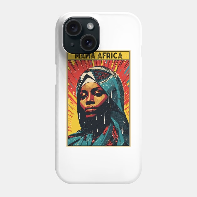 Miriam Makeba - Mama Africa Phone Case by DankFutura