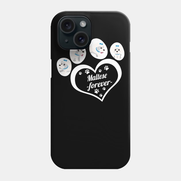 Maltese forever Phone Case by TeesCircle