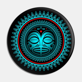 POLYNESIAN MASK 3B Pin