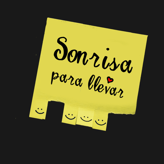 Sonrisa Para llevar Smile Emoji Spanish by hispanicworld