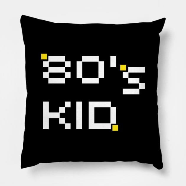 80's Kid Pillow by Printnation