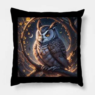 Midnight Owl Pillow