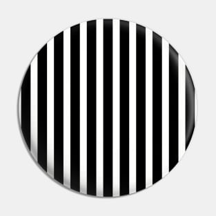 Black and White Stripes Pin