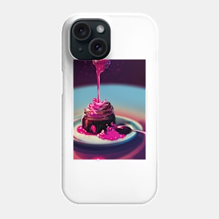 Sour cherry lava cake Phone Case