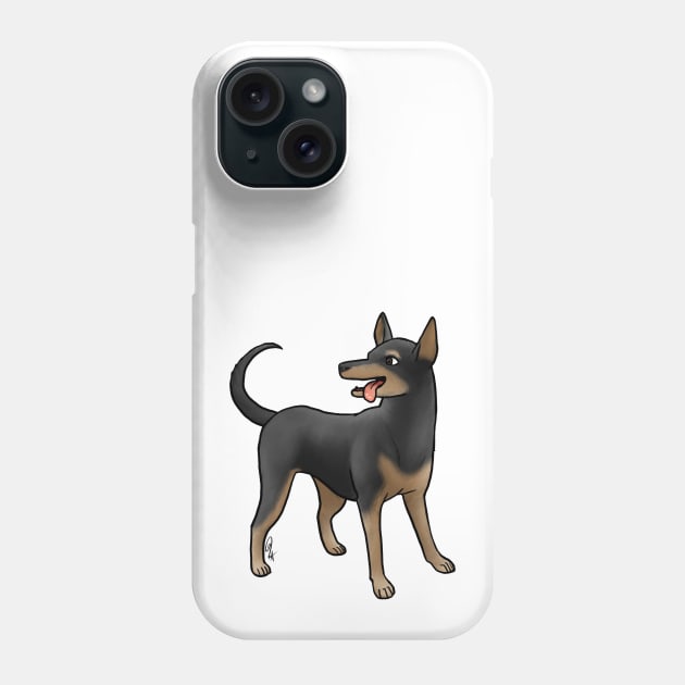 Dog - Xoloitzcuintli - Coated Brown and Black Phone Case by Jen's Dogs Custom Gifts and Designs