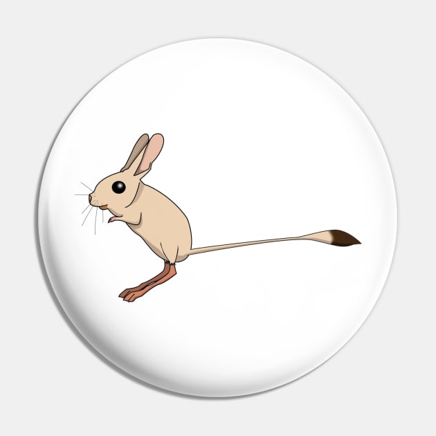 Jerboa Pin by Wickedcartoons