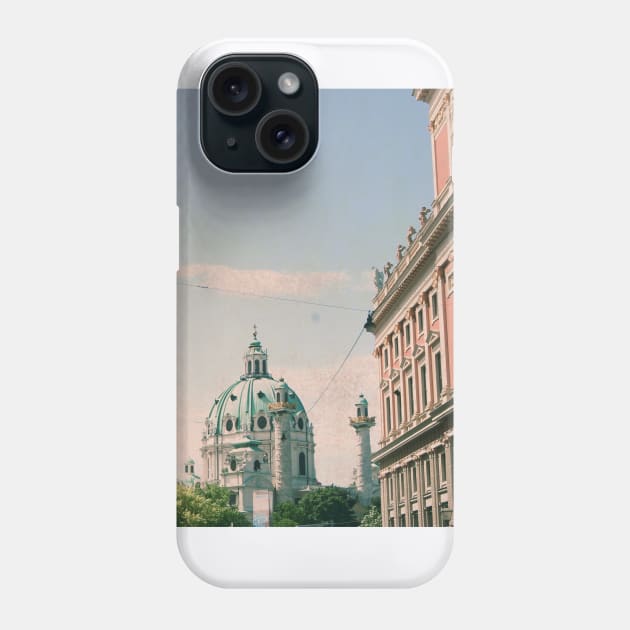 Beautiful Vintage Photography from Vienna Austria Europe Streets of Vienna Discover new places Travel the world Phone Case by BoogieCreates