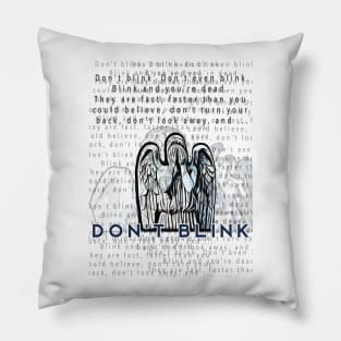 Don't blink Pillow