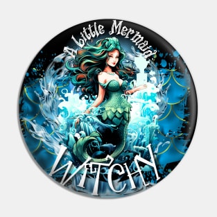 A Little Mermaid Witchy Pin