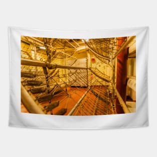 Battleship crew quarters 2 Tapestry