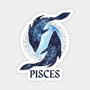 Pisces Zodiac Sign Magnet