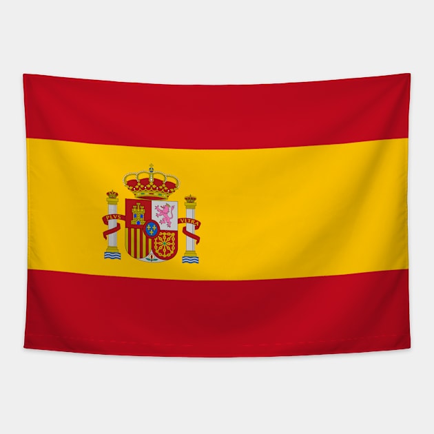 Flag Of Spain - Spanish flag Tapestry by The lantern girl