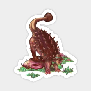 Dapper Ankylosaurus Magnet