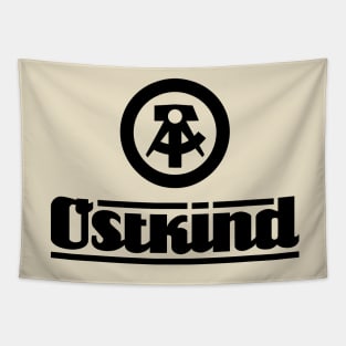 Ostkind with DDR logo (black) Tapestry