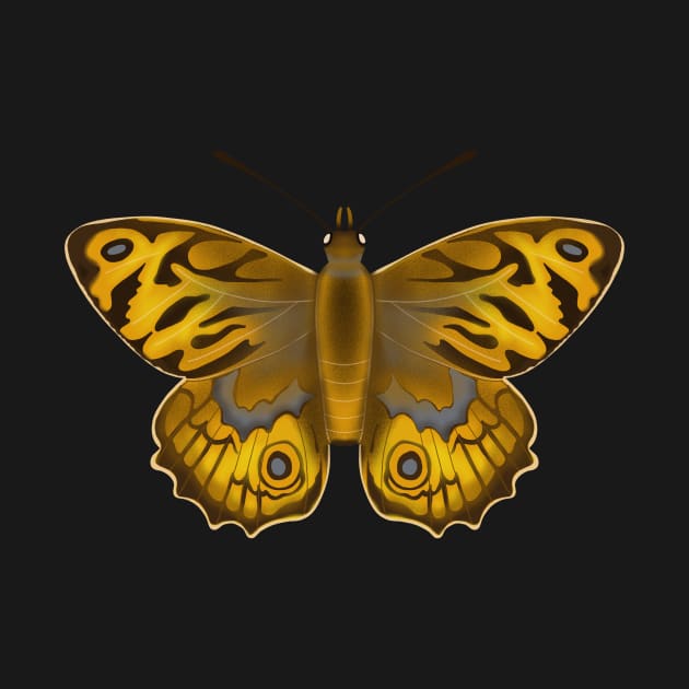 Yellow butterfly by Pacesyte