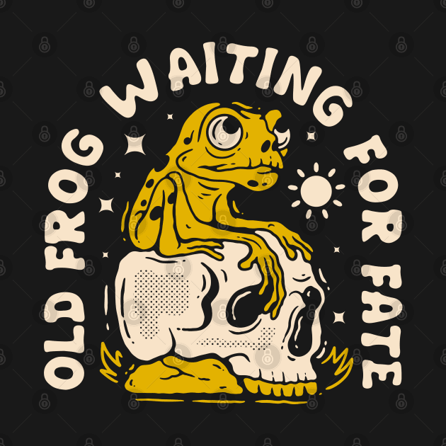 Old frog waiting for fate by adipra std