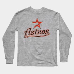 47 Women's Houston Astros Cream Retro Daze 3/4 Raglan Long Sleeve T-Shirt