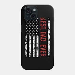 Best Dad Ever Us American Flag Gift For Father'S Day Short Phone Case