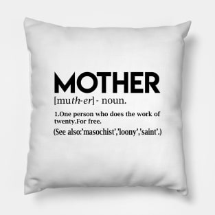 Mother Definition Pillow