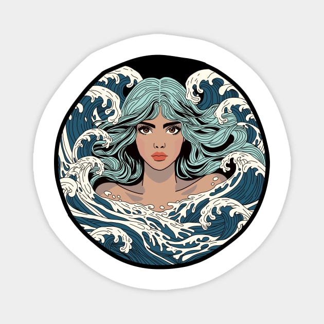 Aquarius Magnet by CraftyDesign66