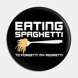 Pasta Joke Rhyme Bolognese Noodles Lunch Pin