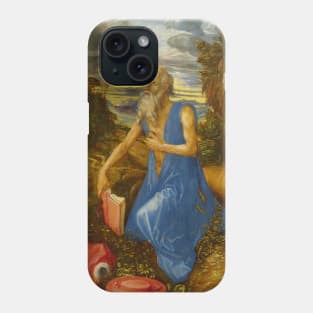 Albrecht Dürer - St. Jerome in The Wilderness Phone Case